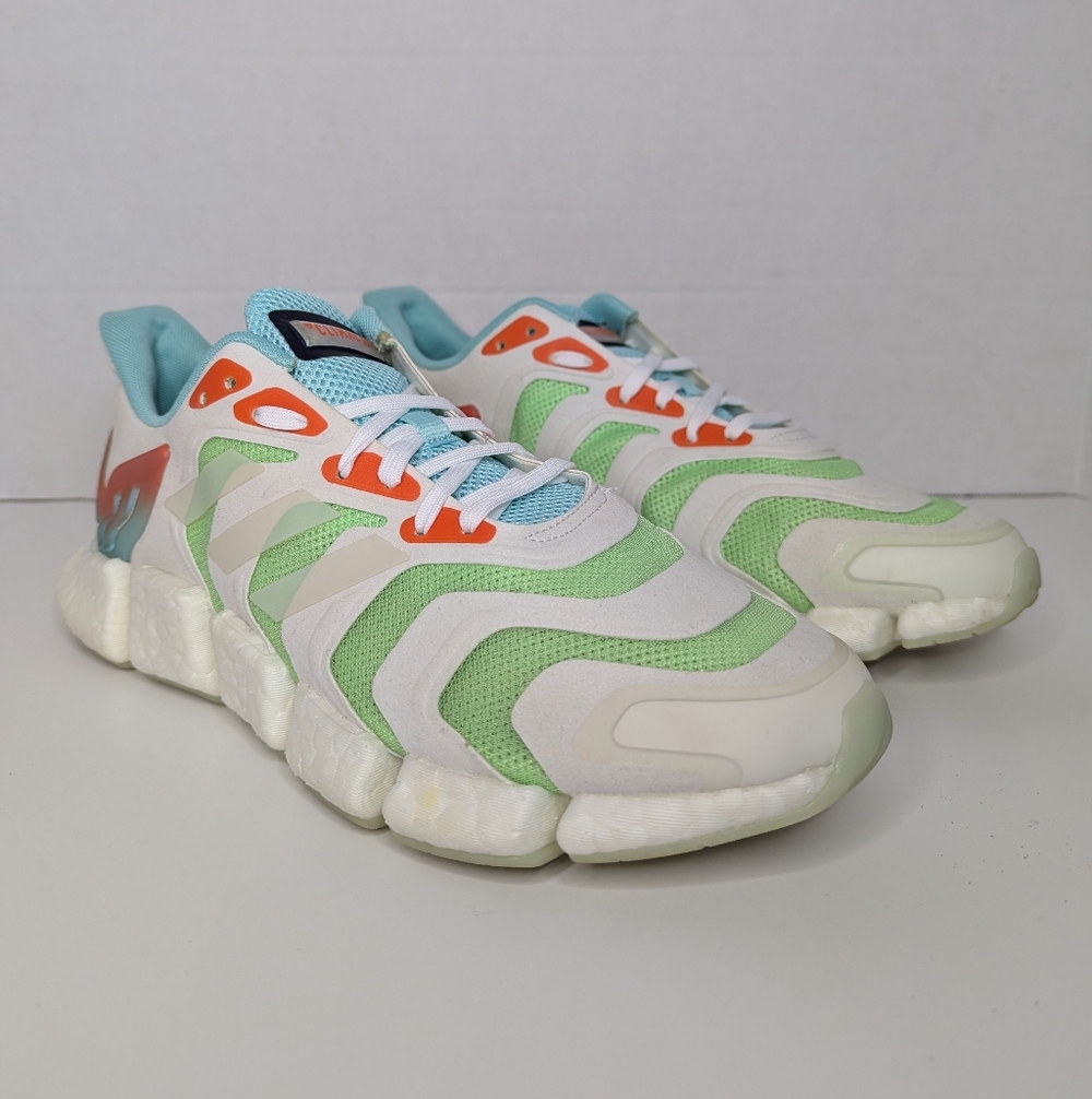 adidas Climacool Vento Running Sneakers Shoe Blue Green White Men's Size 9